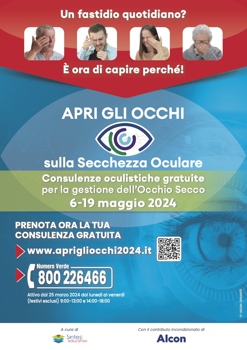 Alcon Italia lancia la campagna “Apri gli Occhi”