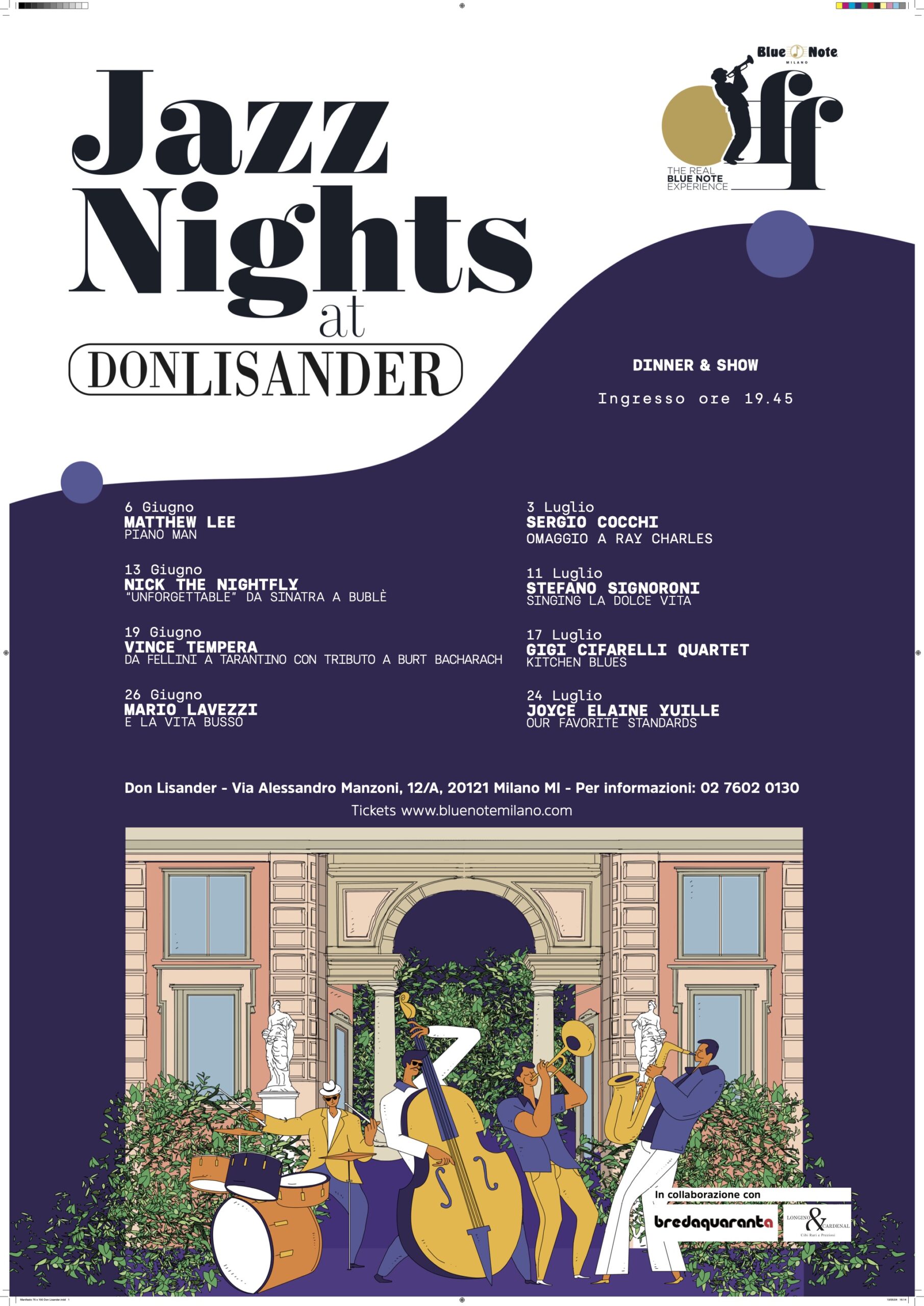 Don Lisander: al via Jazz Nights at Don Lisander