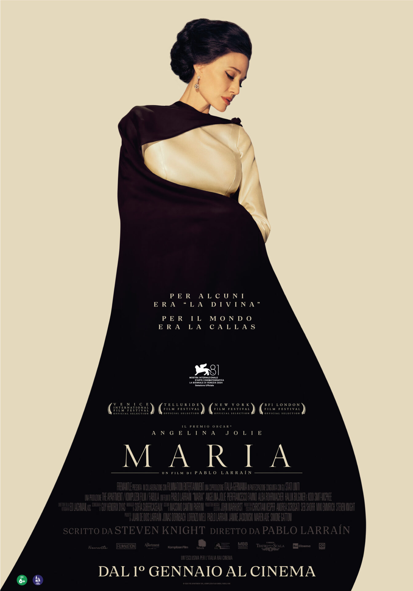 Maria, al cinema il ritratto più vero di Maria Callas